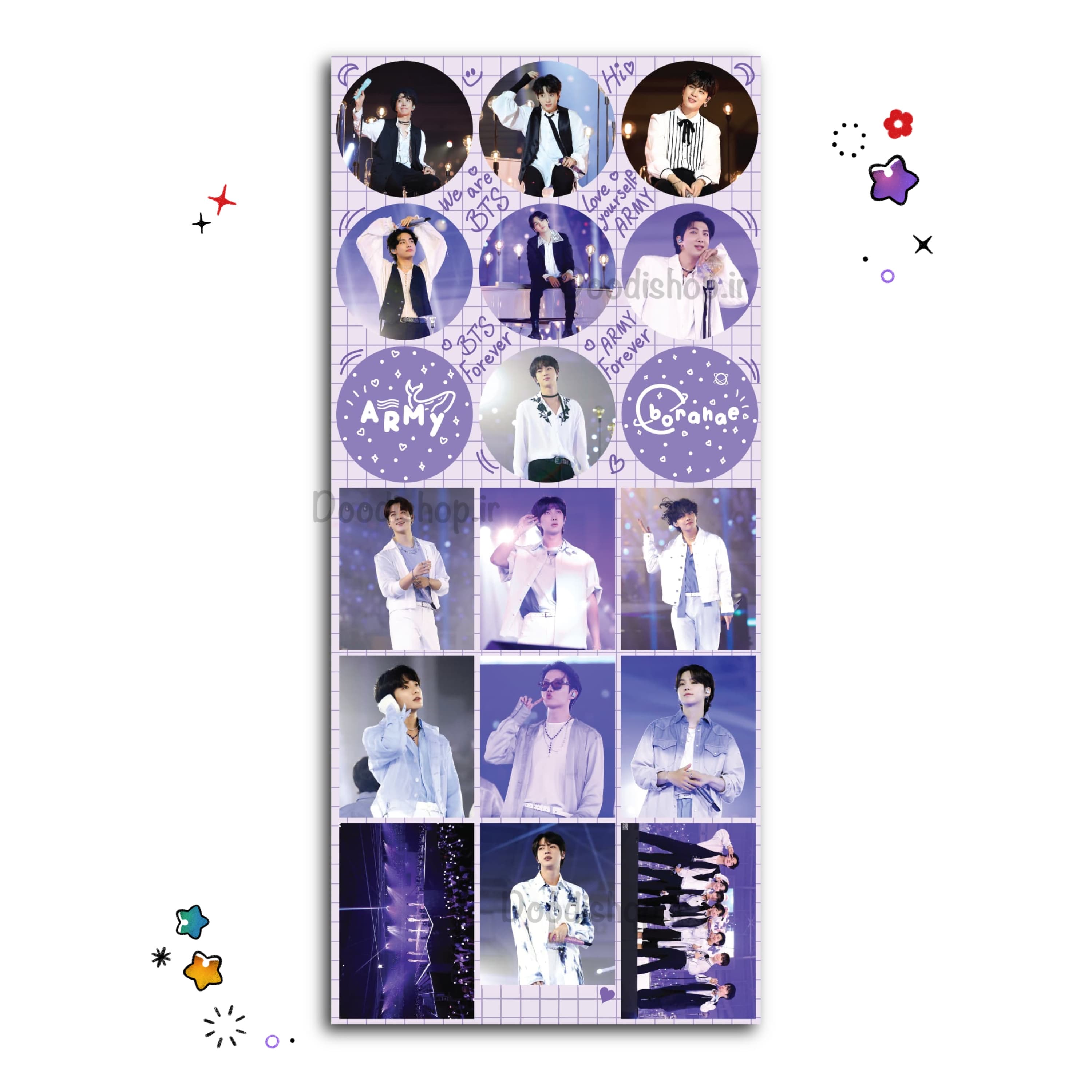 استیکر bts 3